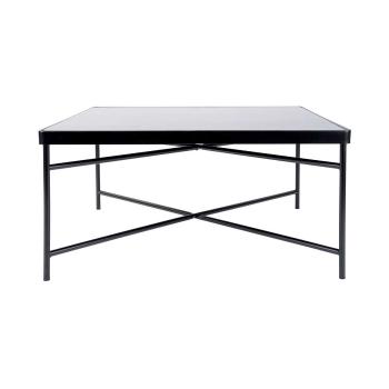 Černý příruční stolek Smooth – 80 x 40 cm