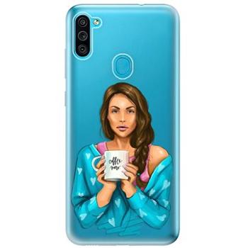 iSaprio Coffe Now - Brunette pro Samsung Galaxy M11 (cofnobru-TPU3-M11)