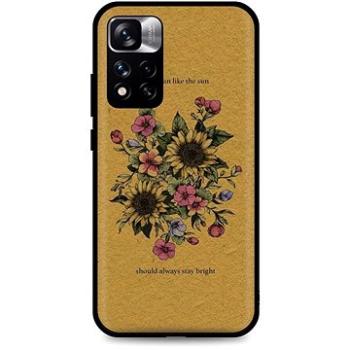 TopQ Xiaomi Redmi Note 11 Pro silikon Bouquet 67438 (Sun-67438)