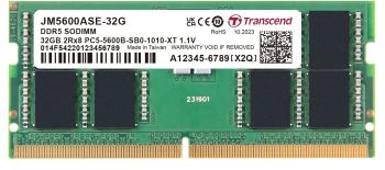 Transcend paměť 32GB DDR5 5600 SODIMM (JetRam) 2Rx8 2Gx16 CL46 1.1V