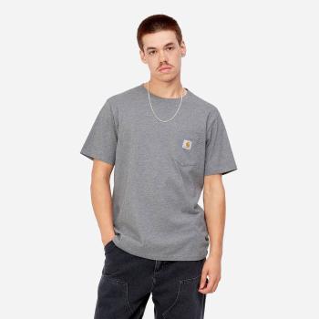 Pánské tričko Carhartt WIP s / s Pocket T košile i030434 tmavě šedá vřes