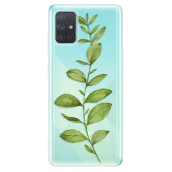 Odolné silikonové pouzdro iSaprio - Green Plant 01 - Samsung Galaxy A71