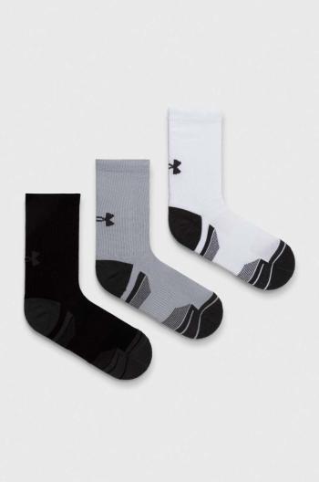 Ponožky Under Armour 3-pack pánské, šedá barva, 1379512