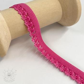 Krajka elastická Flowie fuchsia