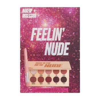 Makeup Obsession Feelin´ Nude dárková kazeta paletka očních stínů Nude Is The New Nude 13 g + tužka na rty Matchmaker Lip Crayon 1 g Moon