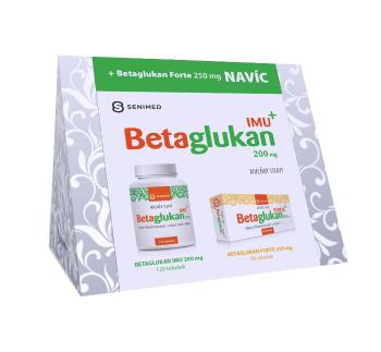 Betaglukan IMU+ 200 mg 120 tobolek + Betaglukan FORTE+ 30 tobolek