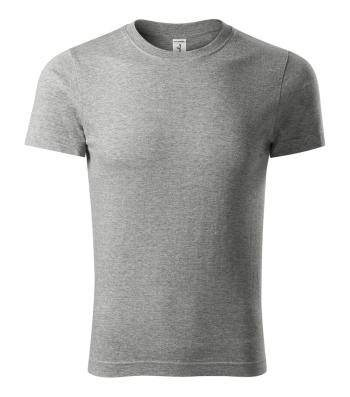 MALFINI Tričko Paint - Tmavě šedý melír | L