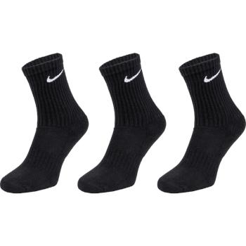Nike EVERYDAY CUSH CREW 3PR U Ponožky, černá, velikost 42-46