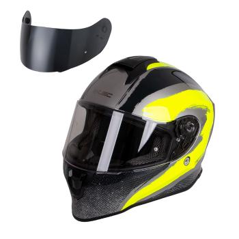 Moto přilba W-TEC Integra Graphic  S (55-56)  Black-Green