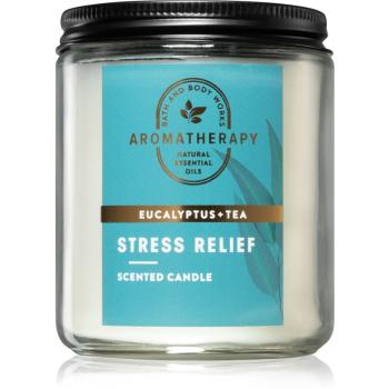 Bath & Body Works Aromatherapy Eucalyptus & Tea vonná svíčka I. 198 g