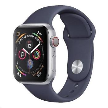 Coteetci silikonový sportovní náramek pro Apple watch 38 / 40 mm půlnoční modrá CS2085-MB