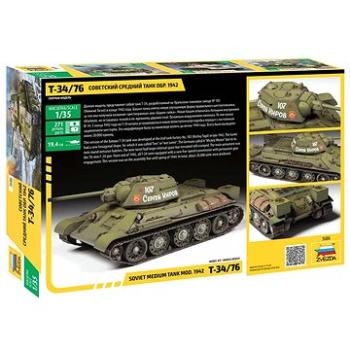 Model Kit tank 3686 - T-34/76 mod.1942 (4600327036865)