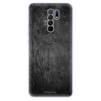 Odolné silikonové pouzdro iSaprio - Black Wood 13 - Xiaomi Redmi 9