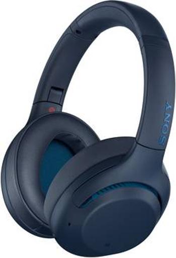 Bluetooth® cestovní sluchátka Over Ear Sony WH-XB900N WHXB900NL.CE7, modrá