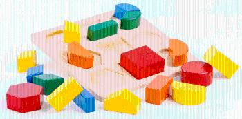 Montessori pomůcky Geometrický tác