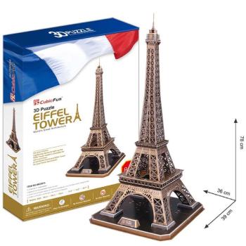 CubicFun 3D Puzzle Eiffelova věž 82 dílků