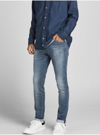 Modré skinny džíny Jack & Jones Glenn