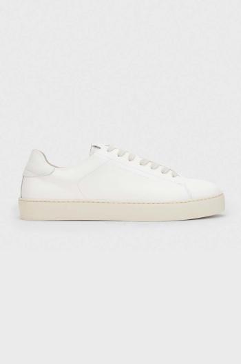 Kožené sneakers boty AllSaints KLIP bílá barva, MZ0039A