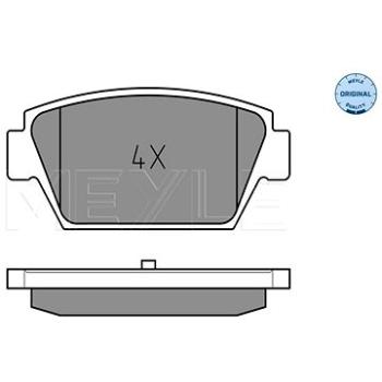 MEYLE Brzdové destičky zadní (0252112514)