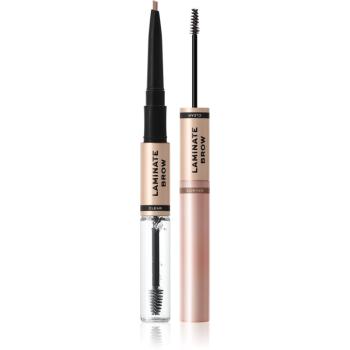 Makeup Revolution Laminate Brow tužka a gel na obočí odstín Granite 2.1 g