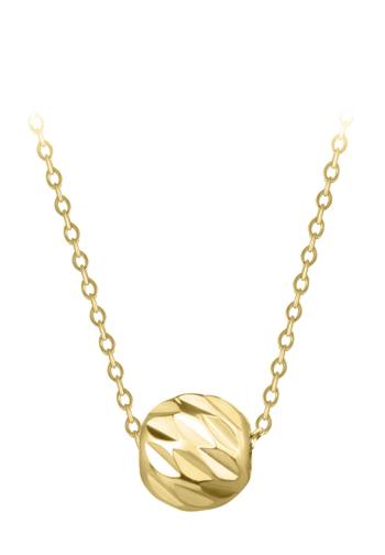 Troli Něžný pozlacený náhrdelník s přívěskem Globe Gold