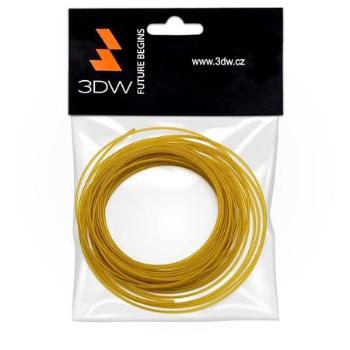3DW - ABS filament 1,75mm zlatá,10m, tisk 200-230°C, D11611