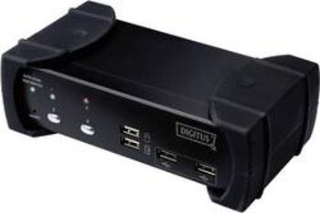 Přepínač DVI, audio,USB KVM Digitus, 2 porty