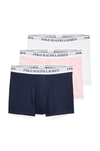 Boxerky Polo Ralph Lauren 3-pack pánské, šedá barva, 714830299