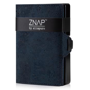 Slimpuro ZNAP, tenká peněženka, 12 karet, složka na mince, 8 × 1,8 × 6 cm (Š × V × H), RFID ochrana