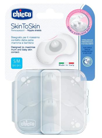 Chicco Chránič bradavek SkinToSkin silikon, S / M 2 ks