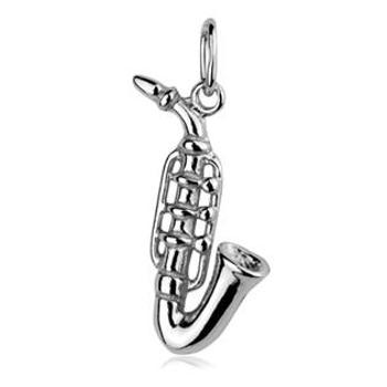 Šperky4U Stříbrný přívěšek saxofon - ZB51314