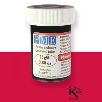 PME Gelová barva Maroon Red - Červená 25 g