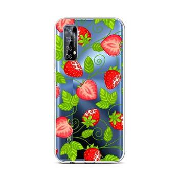 TopQ Realme 7 silikon Strawberries 62079 (Sun-62079)