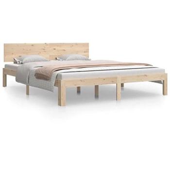 Rám postele masivní dřevo borovice 160 × 200 cm, 810505 (810505)