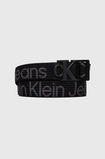 Pásek Calvin Klein Jeans pánský, černá barva, K50K511819