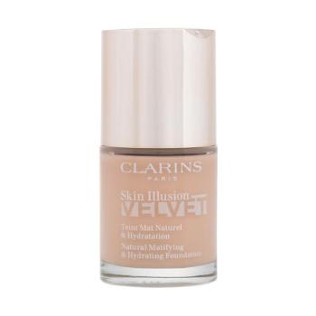 Clarins Skin Illusion Velvet 30 ml make-up pro ženy 107C na smíšenou pleť; na mastnou pleť; na dehydratovanou pleť