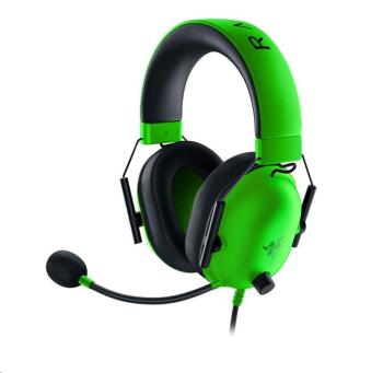 RAZER sluchátka Blackshark V2 X, drátové, zelená