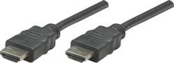 HDMI kabel Manhattan [1x HDMI zástrčka - 1x HDMI zástrčka] černá 7.50 m