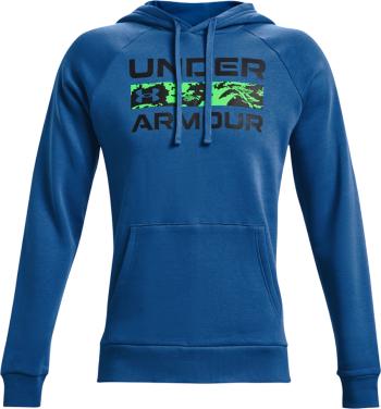 UNDER ARMOUR RIVAL FLEECE SIGNATURE HOODIE 1366363-432 Velikost: L