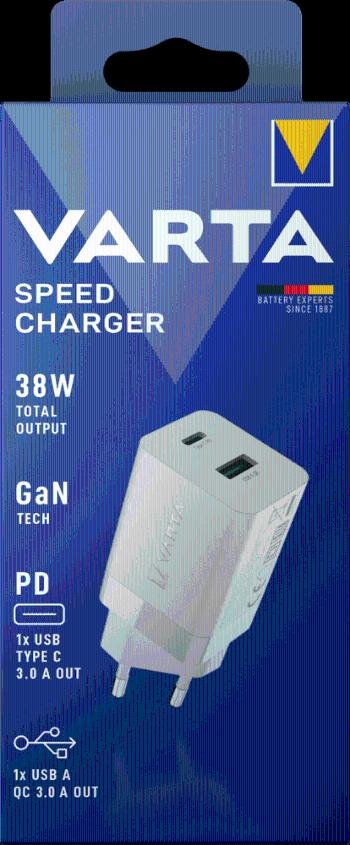 Varta nabíječka Speed Charger 38 W Box (57955101111)