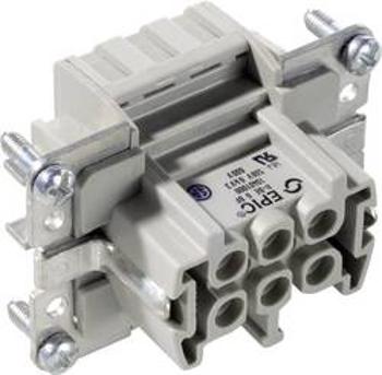 Konektorová vložka, zásuvka EPIC® H-B 6 10401000 LAPP počet kontaktů 6 + PE 10 ks