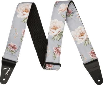 Fender Floral Strap, Gray, 2"