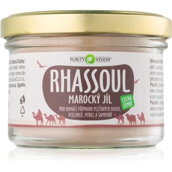Purity Vision Rhassoul marocký jíl pro přípravu pleťových masek, peelingů, mýdel a šamponů 200 g