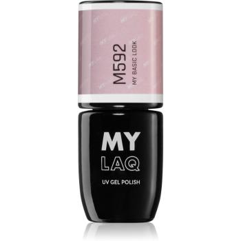 MYLAQ UV Gel Polish gelový lak na nehty odstín My Basic Look 5 ml