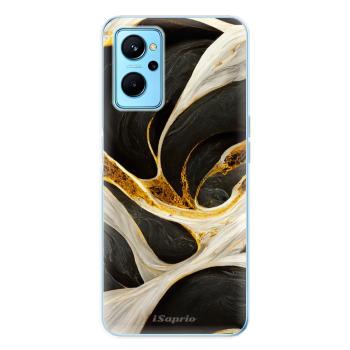 Odolné silikonové pouzdro iSaprio - Black and Gold - Realme 9i