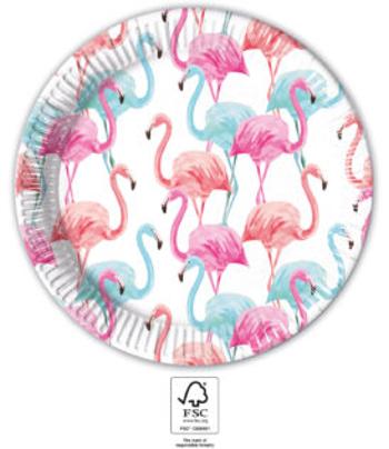Procos Talíře - Flamingo 23 cm 8 ks