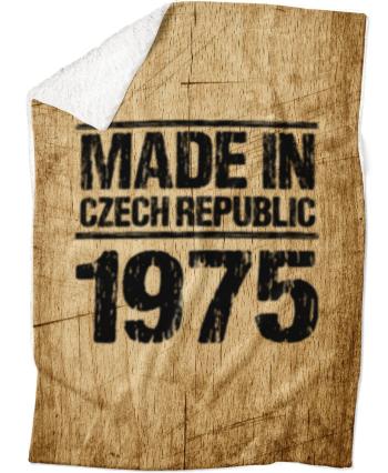 Deka Made In (rok: 1975, Podšití beránkem: ANO)