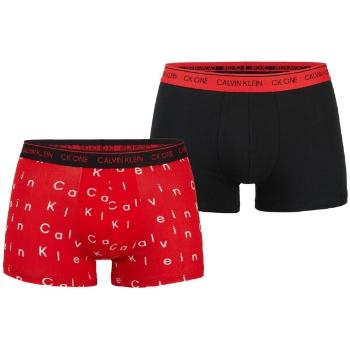 Calvin Klein HOL CTN 2PK-TRUNK 2PK Pánské boxerky, červená, velikost XL