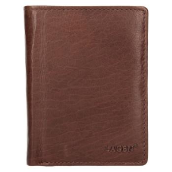 Lagen pánská peněženka kožená 6538 Dark brown