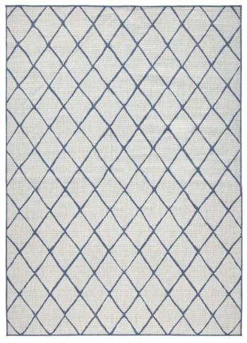NORTHRUGS - Hanse Home koberce Kusový koberec Twin-Wendeteppiche 103119 blau creme - 120x170 cm Modrá